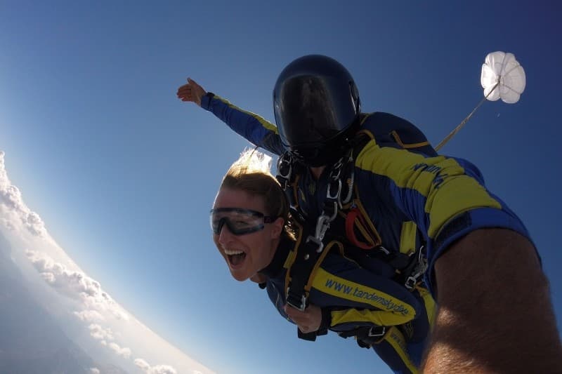 Padalski skok v tandemu iz 3.000 m  (Maribor)  / 1 oseba (do 90 kg)